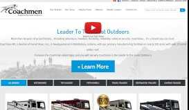 
							         Coachmen RV | Travel Trailers, Fifth Wheels, Motorhomes & Tent ...								  
							    