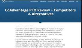 
							         CoAdvantage PEO Review + Competitors & Alternatives - DigitalExits								  
							    