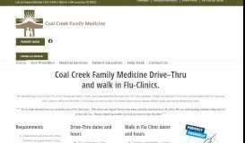 
							         Coal Creek Family Medicine |								  
							    