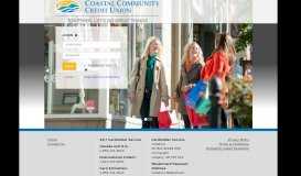 
							         Coastal Community Credit Union My Account								  
							    