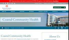 
							         Coastal Community Health | Health System in Southeast Georgia								  
							    