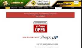 
							         Coastwide Driving School, Quality Driving Lessons from $49.5								  
							    