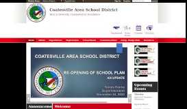 
							         Coatesville Area School District / Homepage								  
							    