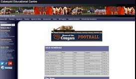
							         Cobequid Educational Centre Football								  
							    