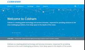 
							         Cobham plc, Home								  
							    