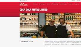 
							         Coca-Cola Amatil – Australia, New Zealand & South Pacific								  
							    