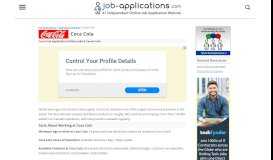 
							         Coca-Cola Application, Jobs & Careers Online - Job-Applications.com								  
							    