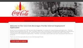 
							         Coca-Cola Beverages Florida Internal Employment Application								  
							    