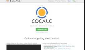 
							         CoCalc - Collaborative Calculation in the Cloud								  
							    
