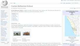 
							         Cochin Refineries School - Wikipedia								  
							    