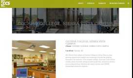 
							         Cochise College, Sierra Vista Campus – CCS Presentation Systems ...								  
							    