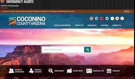 
							         Coconino | Official Website								  
							    