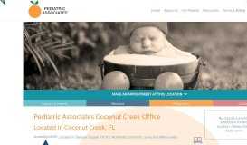
							         Coconut Creek Patient Reviews - Pediatric Associates								  
							    