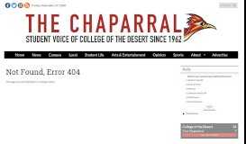 
							         COD makes way for a new student portal – The Chaparral								  
							    