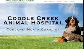 
							         Coddle Creek Animal Hospital – Concord, North Carolina Vet Clinic								  
							    