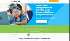 
							         Code Camp | Programmieren für Kinder								  
							    