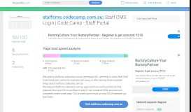 
							         Code Camp - Staff Portal								  
							    
