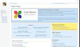
							         CodeBlocks Wiki Main Page								  
							    