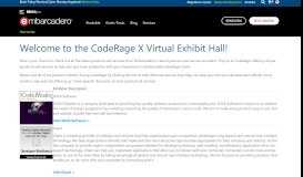 
							         CodeRage Exhibit Hall - Embarcadero Website								  
							    