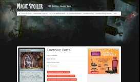 
							         Coercive Portal from Conspiracy Spoiler - MagicSpoiler								  
							    