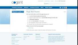 
							         Cogent Customer User Guide - Cogent Communications								  
							    
