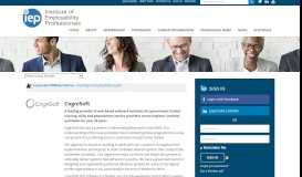 
							         CogniSoft - Institute of Employability Professionals								  
							    