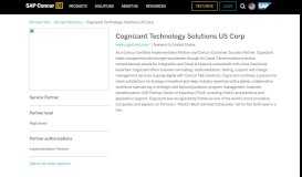 
							         Cognizant Concur Customer Success Partner - SAP Concur								  
							    