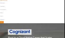 
							         Cognizant Specialized Training | Galvanize								  
							    