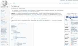 
							         Cognizant - Wikipedia								  
							    