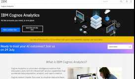 
							         Cognos Analytics - Overview | IBM								  
							    