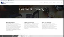 
							         Cognos BI Training - 3SGBS								  
							    
