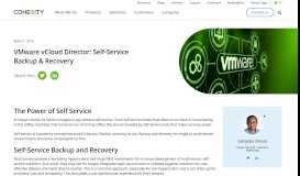 
							         Cohesity for VMware vCloud Director: Backup and Recovery at Your ...								  
							    