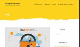 
							         Coin Portal News - cryptocurrency, blockchain, NEWS&TIPS								  
							    