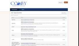 
							         Colby Community College: Our Opportunities								  
							    