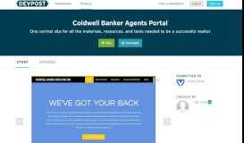 
							         Coldwell Banker Agents Portal | Devpost								  
							    
