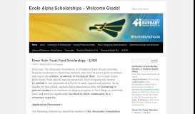 
							         École Alpha Scholarships – Welcome Grads! – Home of the Aztecs								  
							    