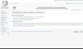 
							         Colegiata de Santa María la Mayor (Toro) – Wikipedia								  
							    
