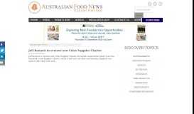 
							         Coles Supplier Portal | Australian Food News								  
							    