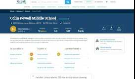 
							         Colin Powell Middle School - Matteson, Illinois - IL | GreatSchools								  
							    