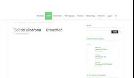 
							         Colitis ulcerosa - Ursachen | Autoimmunportal.de								  
							    