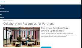 
							         Collaboration Resources for Partners - Cisco								  
							    