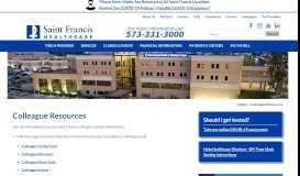
							         Colleague Resources - Saint Francis Healthcare ... - Cape Girardeau								  
							    