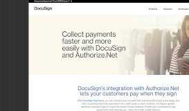 
							         Collect Payments Sooner with DocuSign Payments & Authorize.Net ...								  
							    