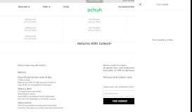
							         Collect Plus Returns | Return Your Shoes via Collect+ | schuh								  
							    