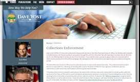 
							         Collections Enforcement - Ohio Attorney General Dave Yost - Collections								  
							    