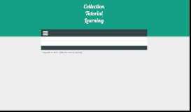
							         Collections Learning Portal Sianti | Collection Tutorial Learning								  
							    