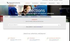 
							         Collections - Online Library | Maastricht University								  
							    