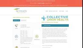 
							         Collective Union Health – Activate Healthcare								  
							    