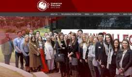 
							         College Alumni - Christian College Geelong								  
							    