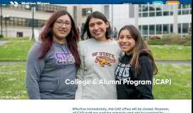 
							         College & Alumni Program (CAP) - Making Waves Foundation								  
							    